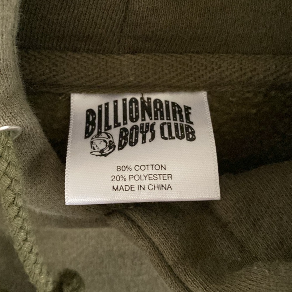 Billionaire Boys Club x Soulection Olive Green Hoodie Size M - Picture 4 of 6